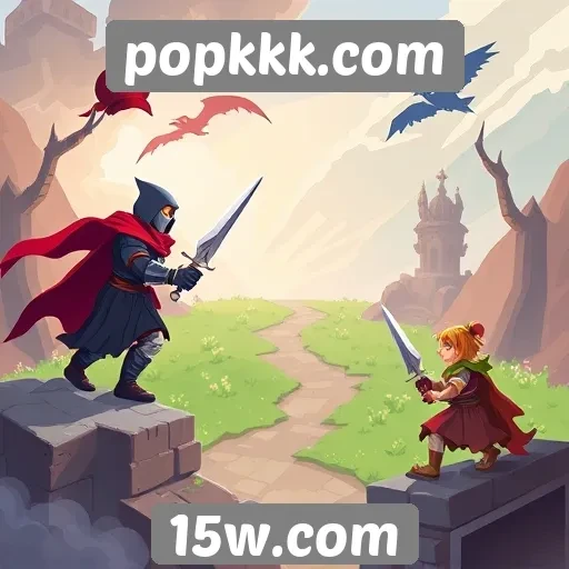 Novo jogo de estratégia disponível no site popkkk.com