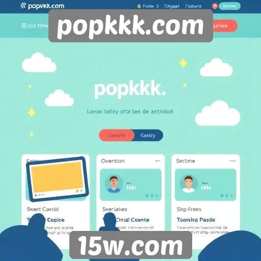 Experiência do usuário na navegação do popkkk.com