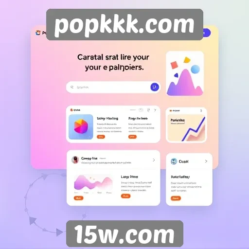 Evolução da interface do usuário no popkkk.com